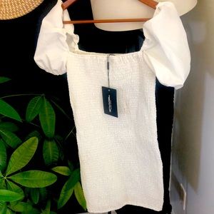 Pretty little things white summer mini dress